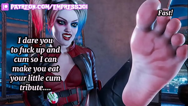Image Femdom Hentai JOI: Worship Harley Quinn's Feet and be CUCKED