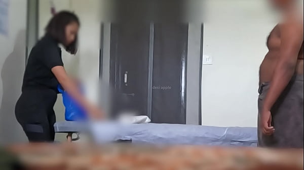 Image Massage girl hesitating to do happy ending and got convinced at the end