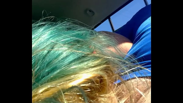 Image Blonde slut takes a huge facial after getting fucked in public