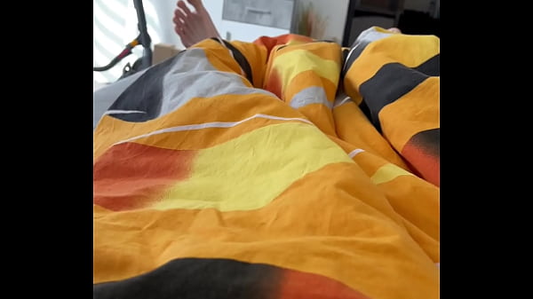 Image Morning boner, dripping precum, jerking off