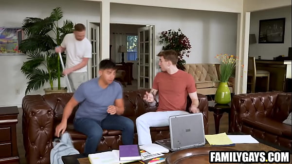 Image Hung stepdad fucks stepson & his friend