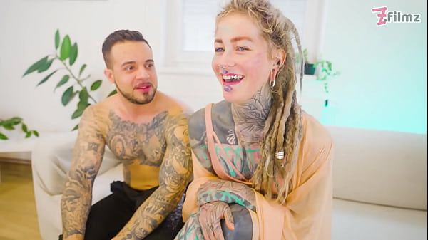Image Tatted Babe Destroyed by Huge Italian Cock &ndash_ Deep Gags, ATM, Gapes & Full-Body Cumshot