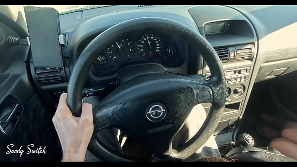 Image Pretty hitchhiker seduces driver and gives blowjob at 93 mph