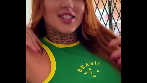 Image Petite redhead busty latina Deepthroat SLOPPY BLOWJOB after casting POV