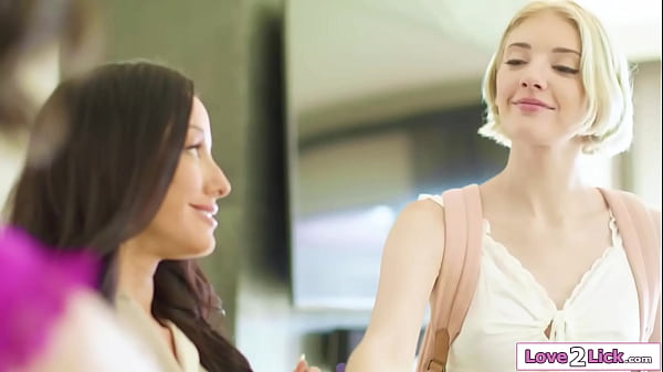 Image Milf can resist her friends teens kiss