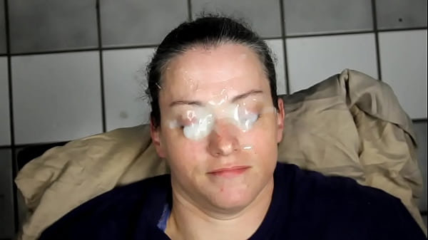 Image Huge Homemade facial blasting right in her eyes!!! FIXED SOUND