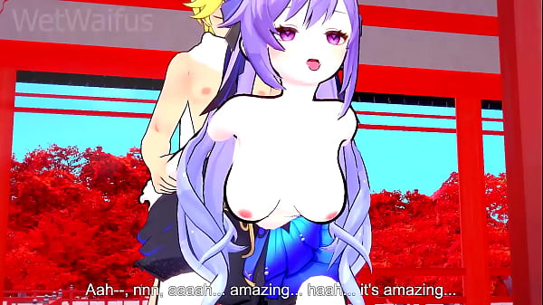 Image Keqing gets Fucked in her Lantern Rite Dress - Genshin Impact Hard Sex