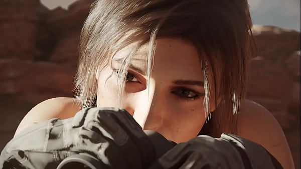 Image Lara Croft from Tomb Rider is captured by the enemy