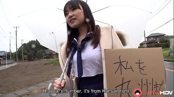 Image Big titted Japanese woman Mikoto Mochida sucks cock in the car,uncensored.