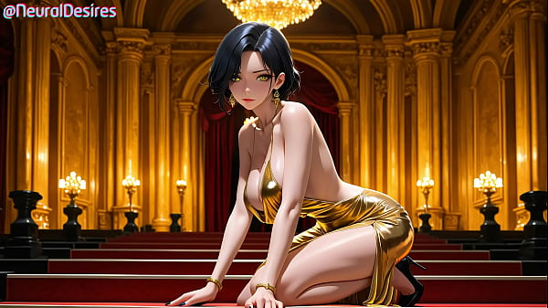 Image Big Tit Babe in Gold Dress Fucked Hard ~ AI-Generated