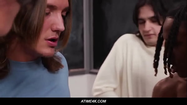 Image Detention turns into an explicit gangbang with the teacher joining in