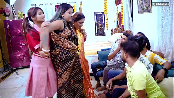 Image Desi Horny Step Mom Teaches Her Step Daughter How to Fuck for Very 1st Time with Desi Style GangBang Full Movie