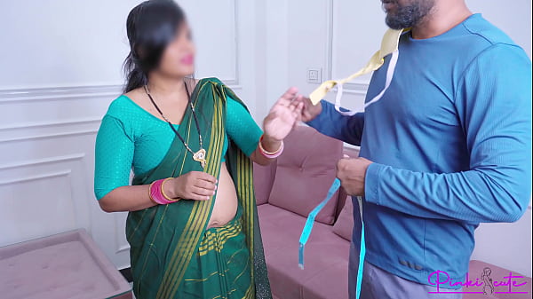 Image Tailor fuck- Pinki Bhabhi gets fucked in Saree by Tailor after Measurement and Lots of Cum on Bigg ass.
