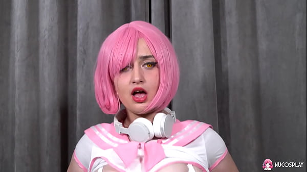 Image Solo fuck doll with pink hair,Rada Brewer masturbates with a huge dildo.