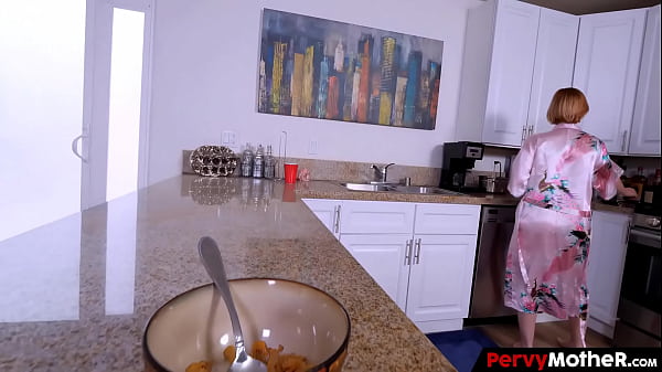 Image PervyMother - Housewife Mom Slaps her Stepson's Cock with Tounge, Linzee Ryder, Alex Jett
