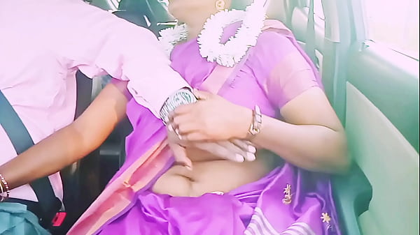 Image Indian beautiful saree housewife with car driver hot romance Telugu dirty talks.