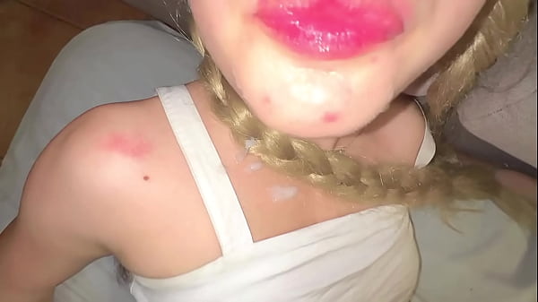 Image My cute stepsister asks me to fuck her hard and cum in her mouth