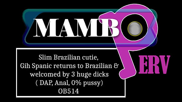 Image Slim Brazilian cutie, Gih Spanic returns to Brazilian & welcomed by 3 huge dicks ( DAP, Anal, 0% pussy, cum & continue fucking, firing squad cumshot, bbc, 3on1) OB514