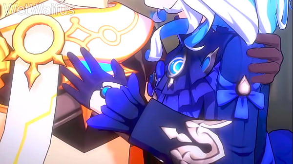 Image Furina and Aether take their Horny to the Bedroom - Genshin Impact Hentai