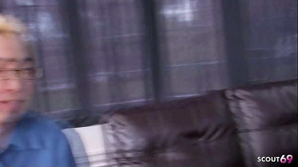 Image Condom Off and cum on Teen Pussy - Short Japanese Fan Boy have Sex Casting with slim Beauty Girl