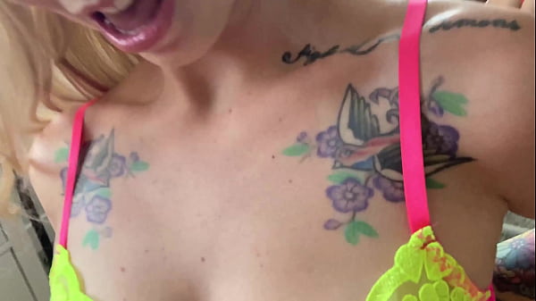 Image Tatted Blonde Bombshell Kaylee Ryder Takes Huge Cock & Creampie