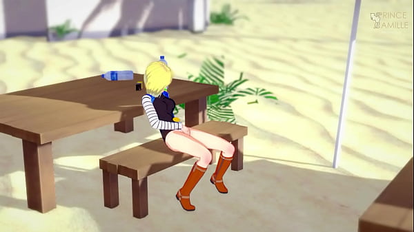 Image Android 18 masturbates in public - Dragon Ball Z