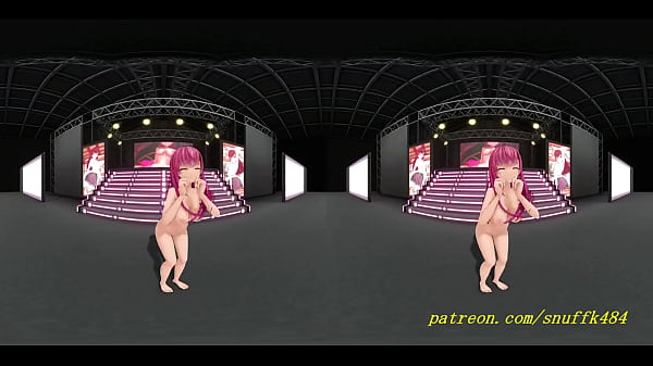 Image VR180 mmd Marine Nude Dance 3d hololive Hentai