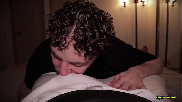 Image POV Twink Blowjob Cum Eating Nico Mucci Sucking Sweaty Daddy Camilo Brown's Big Uncut Cock