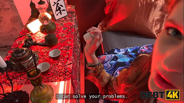 Image DEBT4k. Sexy and shy babe with amazing tits and skills was a real witch in the bed