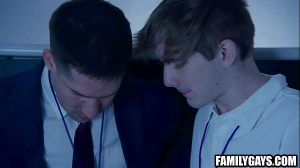 Image Gay stepdad & stepson fuck at work | Gay office sex