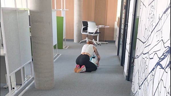 Image I met her while she was cleaning the office, I took her home to check how tight her pussy was