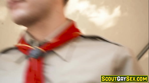 Image Boy scout Dex Devall anal fucked by his 60 years old scoutmaster Dillion Stone during his pledge!