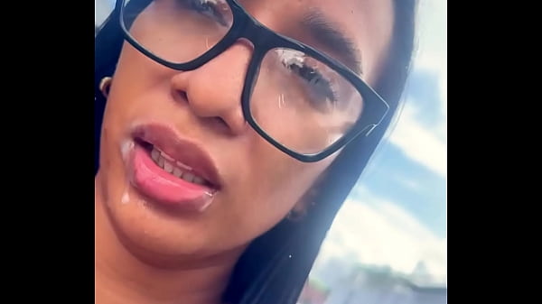 Image I pay the Uber with blowjob and he cums on my face