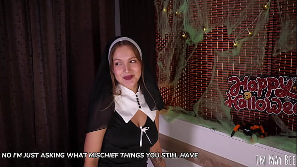 Image Sexy nun sucking my dick and swallowing cum.