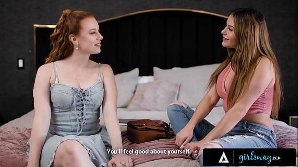 Image GIRLSWAY - Caring Redhead Madison Morgan Cures Bestie Nicole Aria's Snack Cravings With Good Rimming