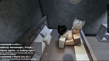 Image [ROBLOX] Obedient femboy pup gets bred
