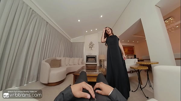 Image VRB Trans: Brunette Trans Girlfriend In Sexy Lingerie Sucks Your Dick And Fucks Anally pt.3
