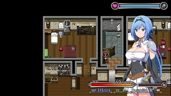 Image Vestindo uma roupa de empregada garota faz um servi&ccedil_o especial para um tarado - Nightmare Knight - Parte 11 - [Good Route]