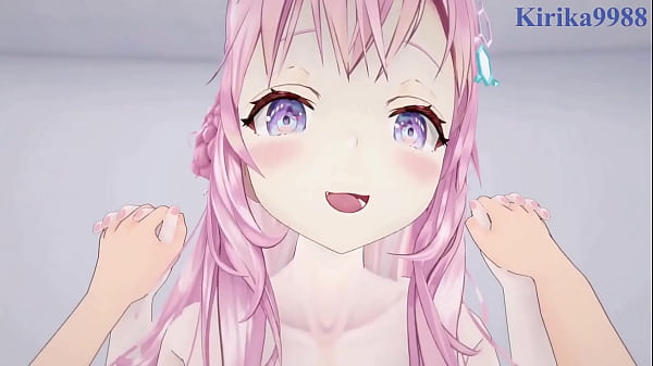 Image Hakui Koyori and Sakamata Chloe intense sex. - Hololive VTuber POV Hentai