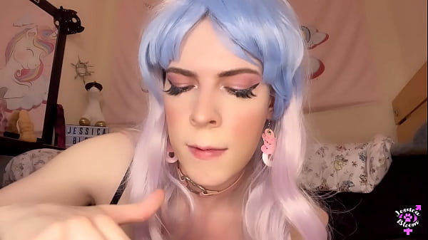 Image Chastity Sissy Cums From Big Black Cock Fucking Machine And Swallows Her Own Cum