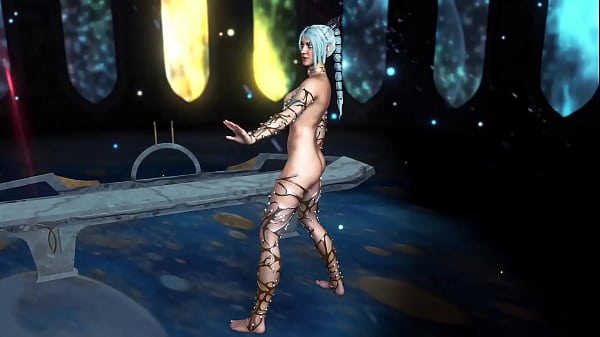 Image Chaste priestess Shadowheart accomplish solo ritual dance at Selune temple