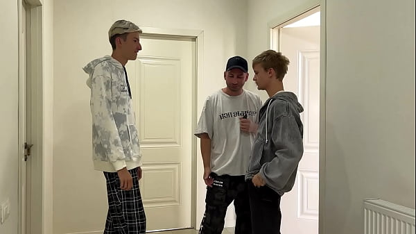 Image three guys hit on a student and the student ended up sucking them off part 1