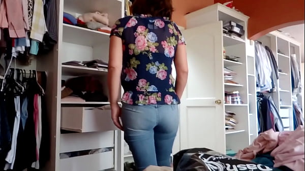 Image I please my stepson and put on jeans so he can cum in my ass.