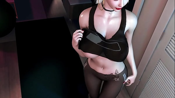 Image 3D big boobs mature milf teasing the big cock to fuck her wet pussy and make her orgasm