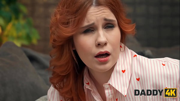 Image DADDY4K. Redhead goes completely crazy and jumps on daddy's cock