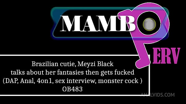 Image Brazilian cutie, Meyzi Black talks about her fantasies then gets fucked (DAP, Anal, 4on1, sex interview, ATM, monster coc ...