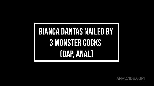 Image 19 years old Brazilian Bianca DANTAS nailed by 3 huge cocks (DAP, Anal, monster cocks, huge gape, ATM, dirty ass) OB248B ...