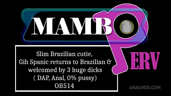 Image Slim Brazilian cutie, Gih Spanic returns to Brazilian & welcomed by 3 huge dicks ( DAP, Anal, 0% pussy, cum & con ...