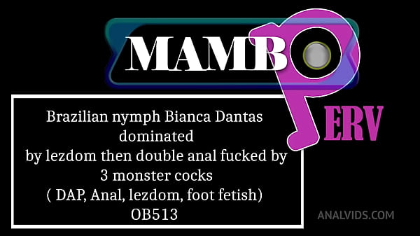 Image Brazilian nymph Bianca Dantas dominated by lezdom then double anal fucked by 3 monster cocks ( DAP, Anal, 3on1, lezdom, f ...