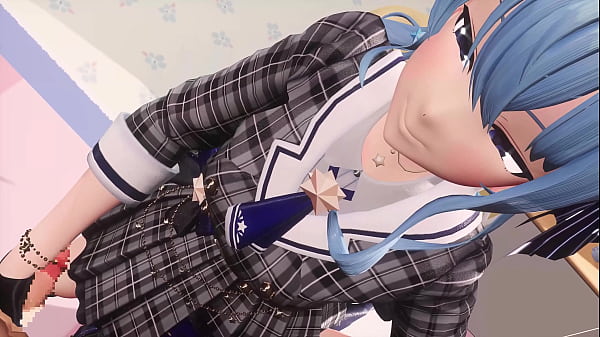 Image Suisei Channel handjob